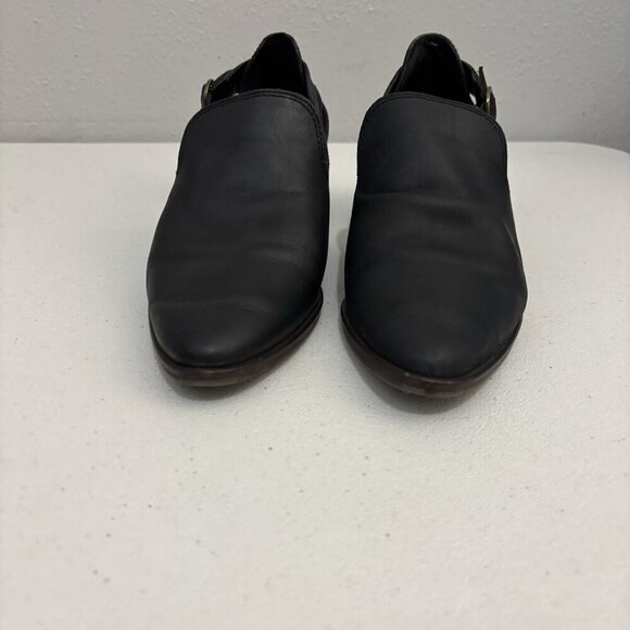 Lucky Brand Myndo Loafer Booties Pointed Toe Leather Women 6.5M - Picture 3 of 11